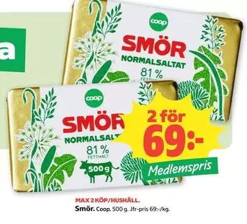 Coop - Smör NormalSaltat