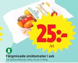 Färgmixade småtomater