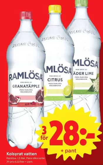 ramlösa - Kolsyrat vatten
