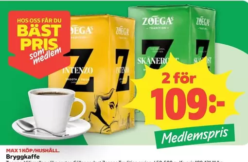 Zoegas - Bryggkaffe