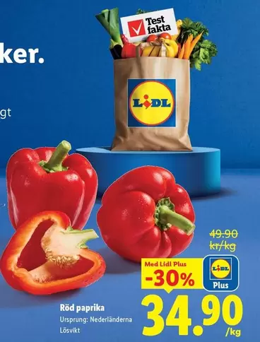 Röd paprika