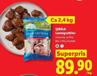 Lamm Grytbitar