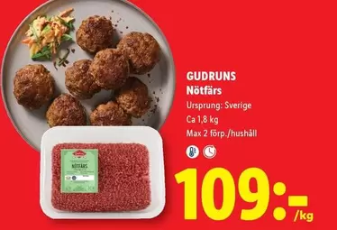 Nötfärs