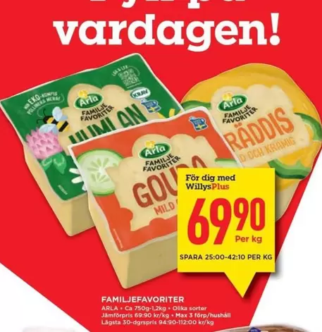Arla - Familjefavoriter