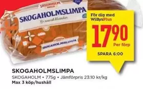 Skogaholm - SKOGAHOLMSLIMPA