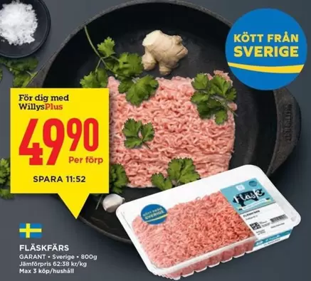 Garant - Fläskfärs