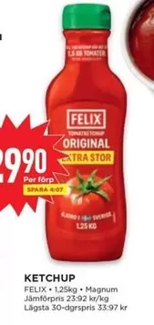 Felix - ORIGINAL EXTRA STOR KETCHUP