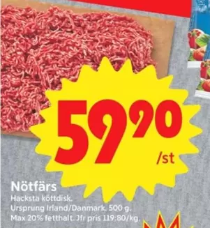 Nötfärs