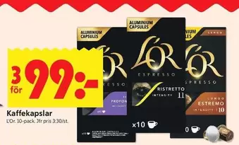 L'or - Kaffekapslar