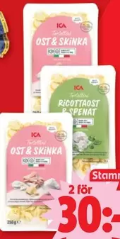 OST & SKINNA, RICOTTAOST & SPENAT