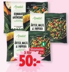 Sommar Grönsaksblandning, Ärter, Majs & Paprika