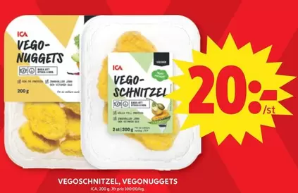VEGO-SCHNITZEL, VEGO-NUGGETS