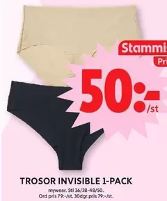 Mywear - TROSOR INVISIBLE 1-PACK