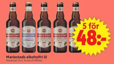 mariestads - Mariestad alkoholfritt öl