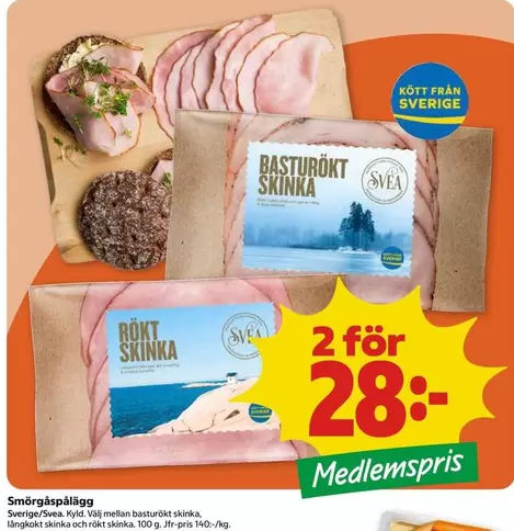 Svea - BASTURÖKT SKINКА RÖKT SKINКА
