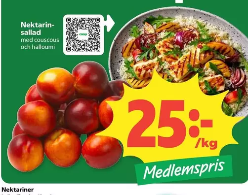 Coop - Nektarin- sallad