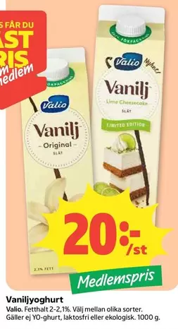 valio - Vanilj Yoghurt