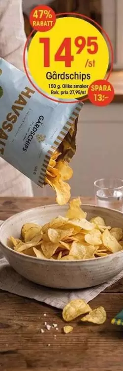 Gårdschips - Gärdschips