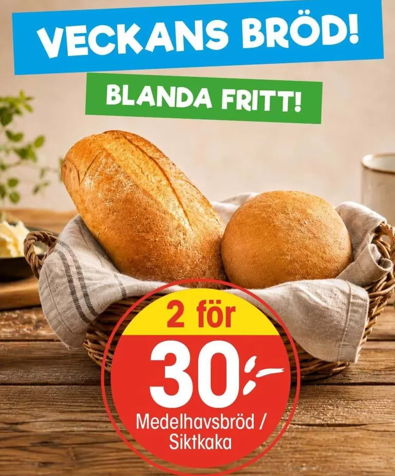 Medelhavsbröd / Siktkaka