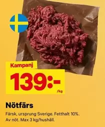 Nötfärs