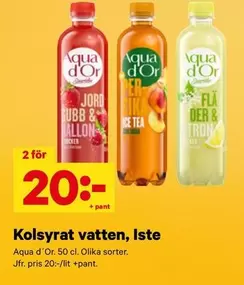 Kolsyrat vatten, Iste