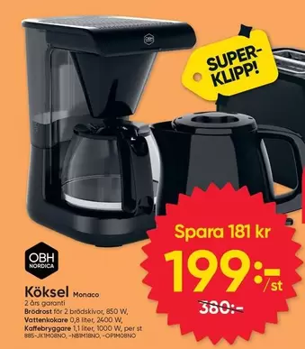 OBH Nordica - Köksel Monaca