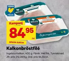 Ingelsta kalkon - Kalkonbröstfilé