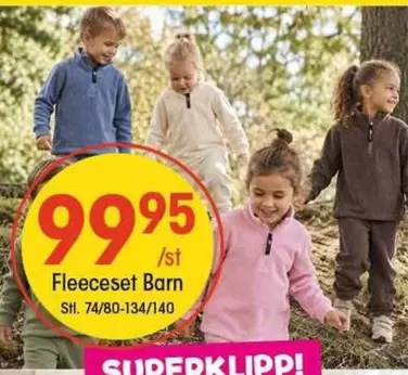 Fleece set Barn Stl. 74/80-134/140