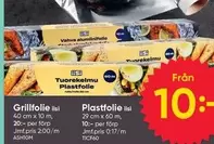 Grillfolie / Plastfolie