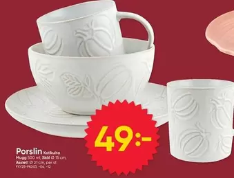 Porslin Keramikmugg