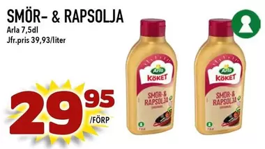 Arla - SMÖr- & RAPSsolja