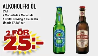 mariestads - ALKOHOLFRI ÖL