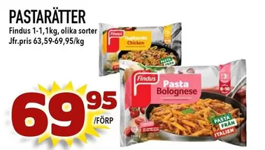 Findus - PASTARÄTTER
