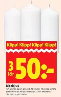 Blockljus