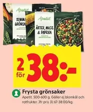 Frysta grönsaker