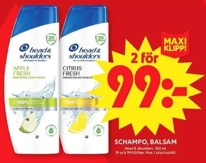 Head & Shoulders - Schampo, Balsam