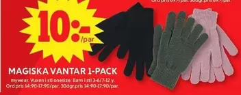Mywear - MAGISKA VANTAR 1-PACK