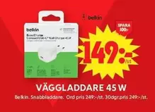 Belkin - Väggladdare 45 W
