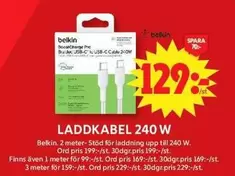 Belkin - Laddkabel 240 W