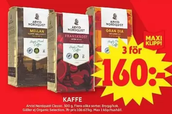 Arvid Nordquist - Kaffe