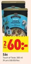 Touch of taste - Svam p & Dragonsås
