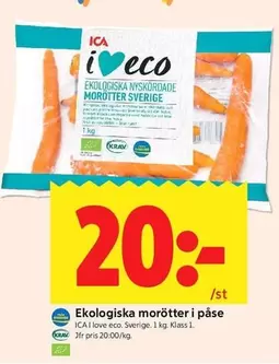 Ekologiska morötter