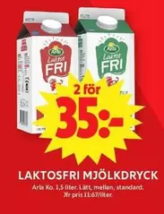 Arla - Laktosfri Mjölkdryck