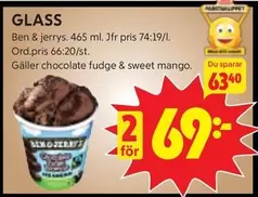 Ben & Jerrys - GLASS