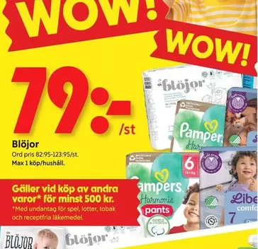 Pampers - Blöjor