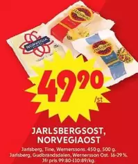Jarlsberg - ost, Norvegiaost