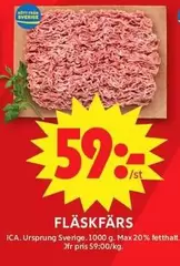 Fläskfärs