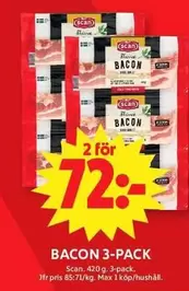 Scan - BACON 3-PACK
