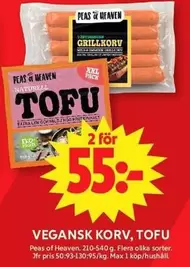EKO - VEGANSK KORV, TOFU