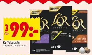 L'or - Kaffekapslar